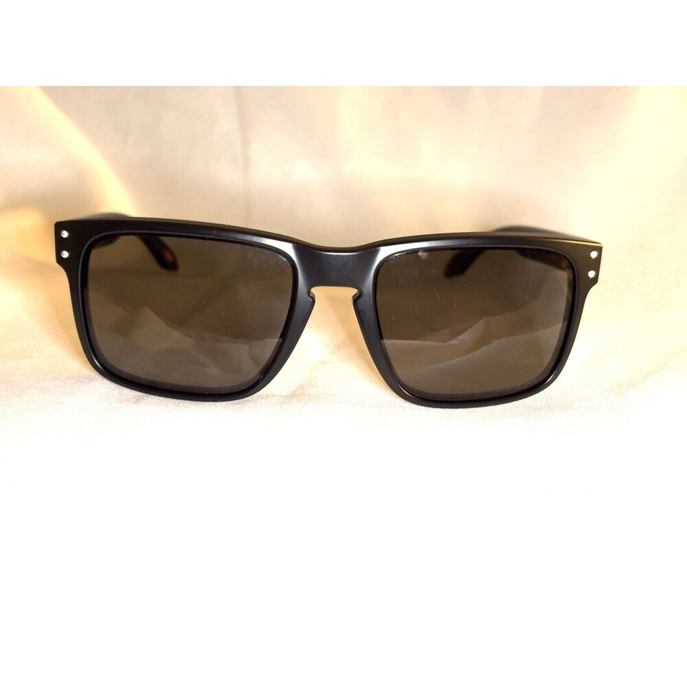 Oakley Holbrook Polarized Sunglasses Black Smoke Frame Black Lens 91012